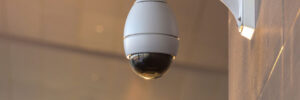 Security CCTV camera that is monitored